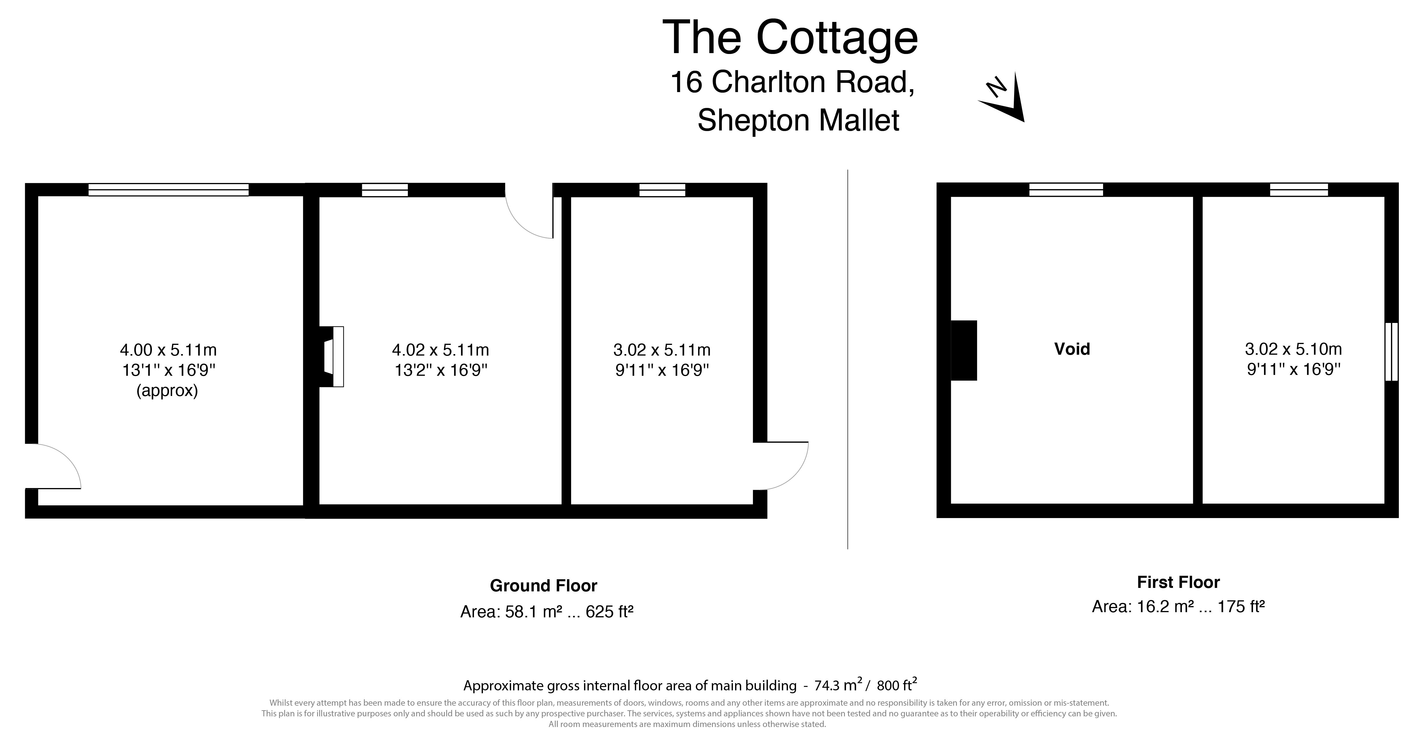 "The Cottage" Floorplan